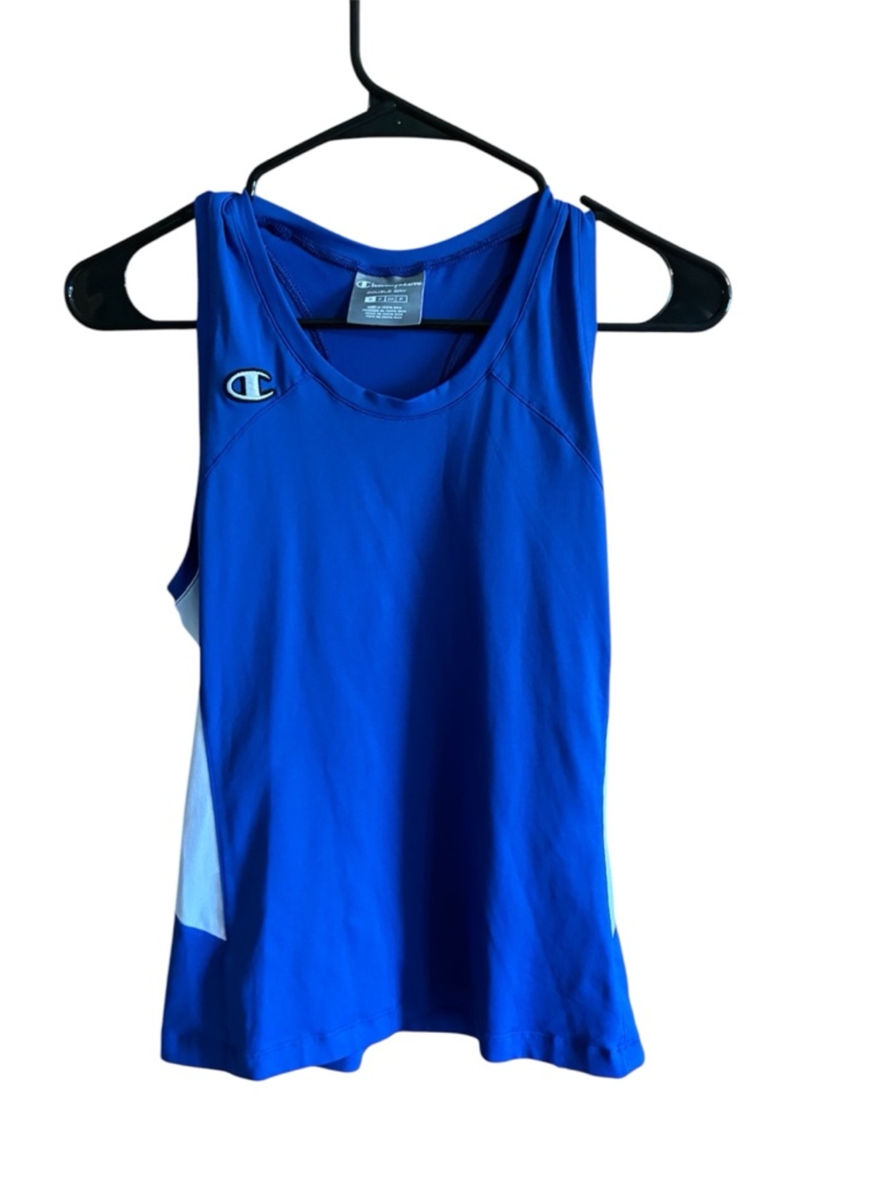 Champion Royal Blue Performance Tank with White Panels